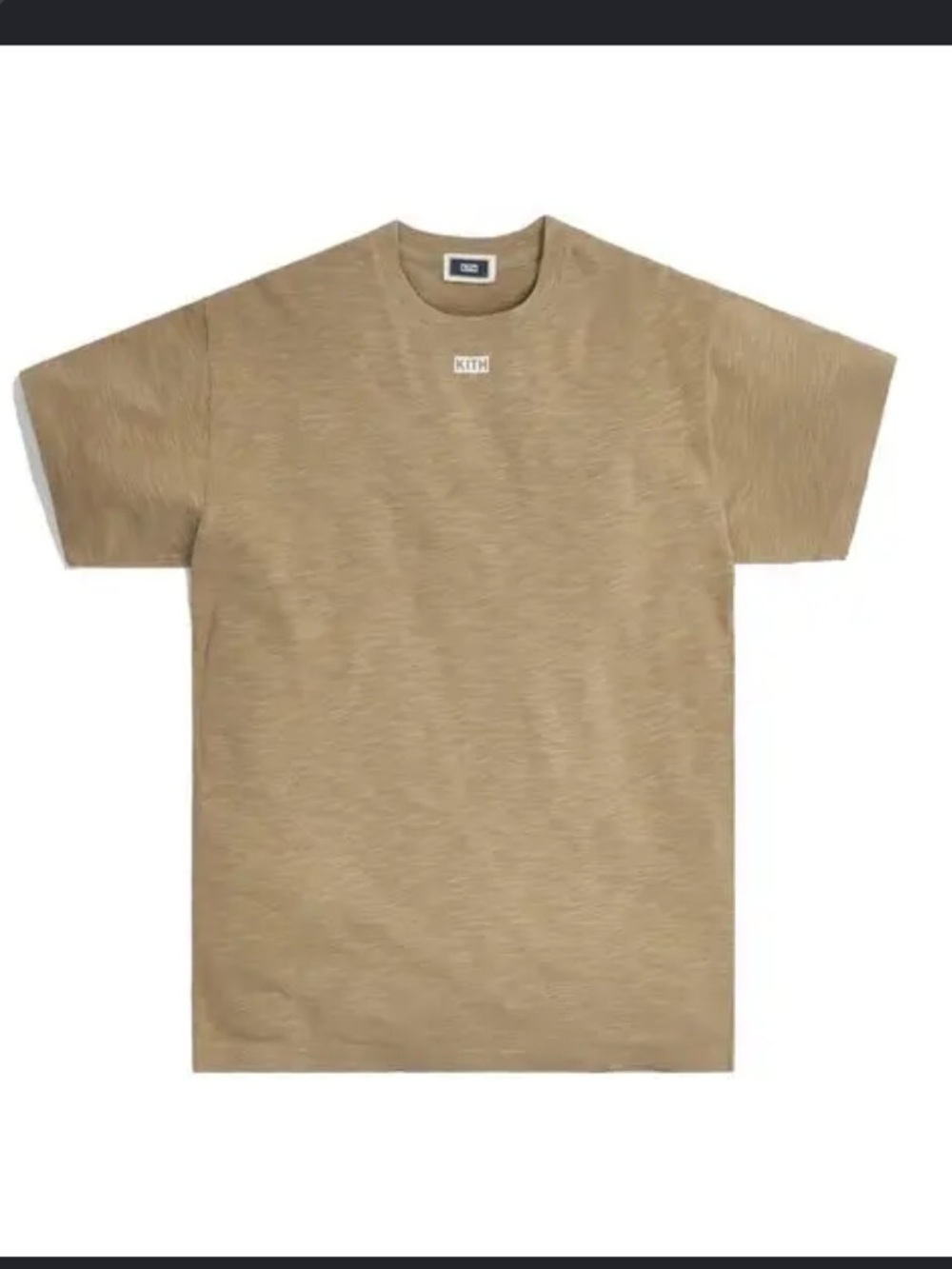 Kith JFK Slub Jersey Cotton Tee White Pepper Size XL